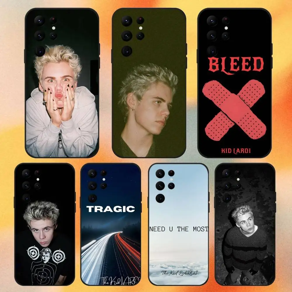 

The Kid Laroi THE FIRST TIME Phone Case For Samsung S 25,24,23,22,30,21,10,9,Ultra,Plus,Lite,FE,4,5G Black Soft Case