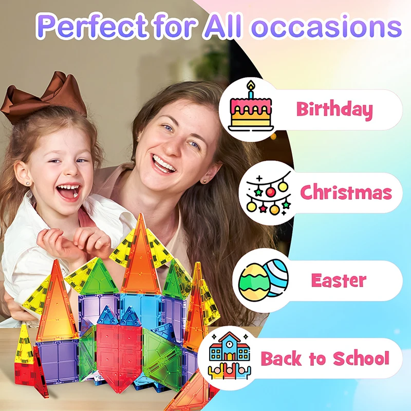 Kinderen Mini Magnetische Tegels Reizen Speelgoed 3.75cm Magnetische Blokken Games Ijzeren Doos Constructie Speelset STEM Educatief Kinderspeelgoed