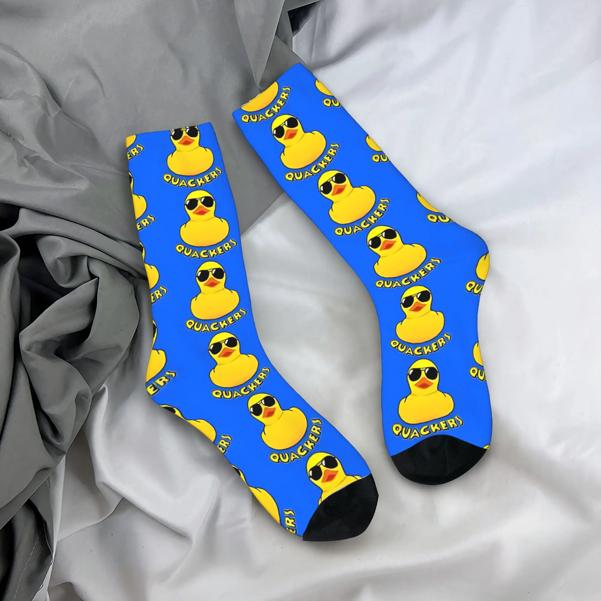 Rubber Duck   Stockings  Vintage Socks Men Soft Socks Spring Outdoor Design Anti Bacterial Socks Gift