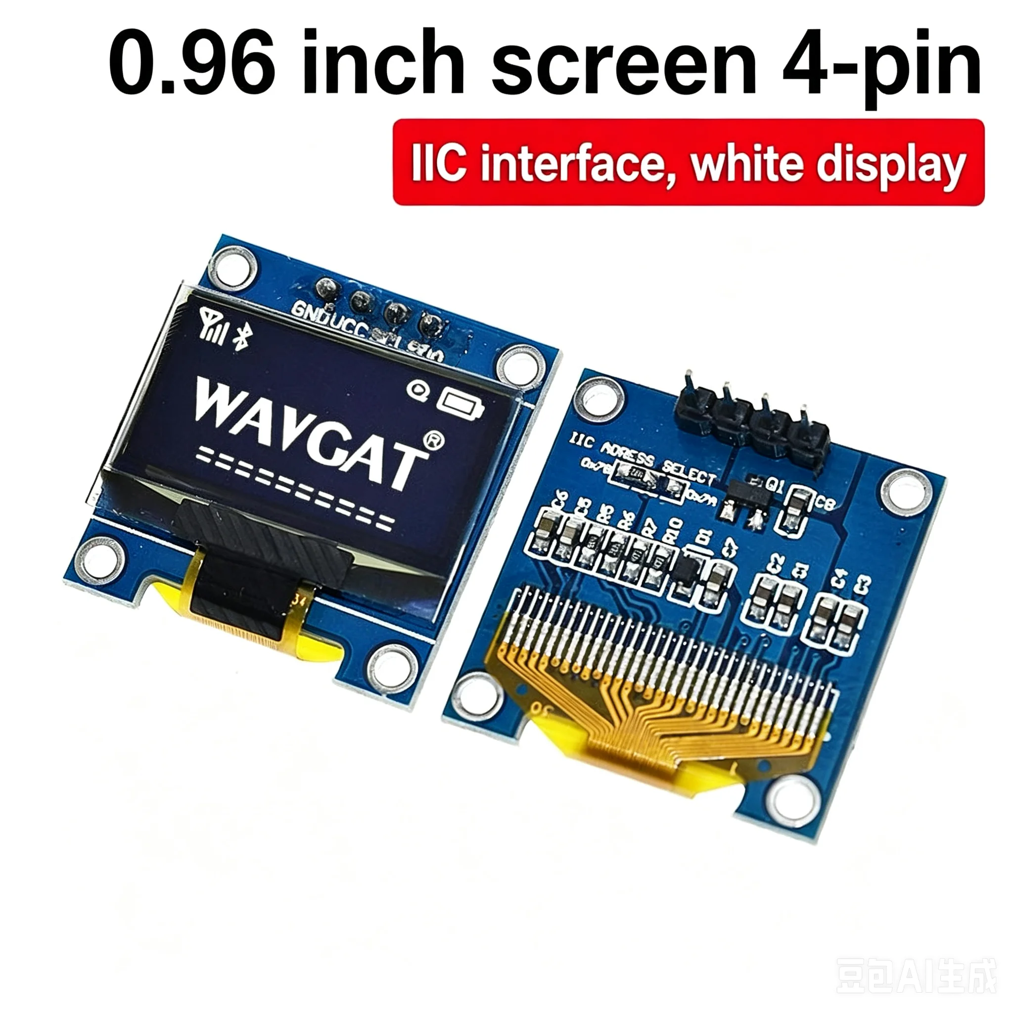 tela-oled-ssd1306-de-096-polegadas-128x64-iic-i2c-placa-de-tela-lcd-serial-para-arduino-com-cores-branca-azul-e-amarela