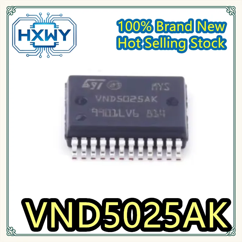 (3/10 pcs) VND5025AK  SSOP24 package  Brand new electronics  Programmable logic electronics  Fast dispatch