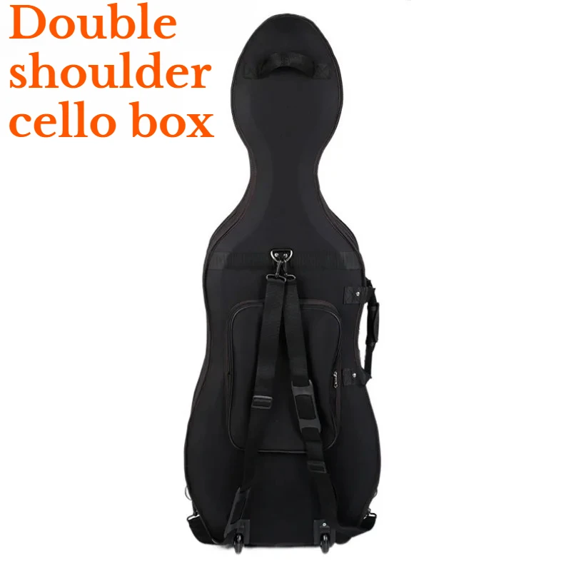 Caja de almacenamiento para violonchelo de tela Oxford, resistente al agua, portátil, móvil, ligero, grueso, accesorio para instrumentos musicales