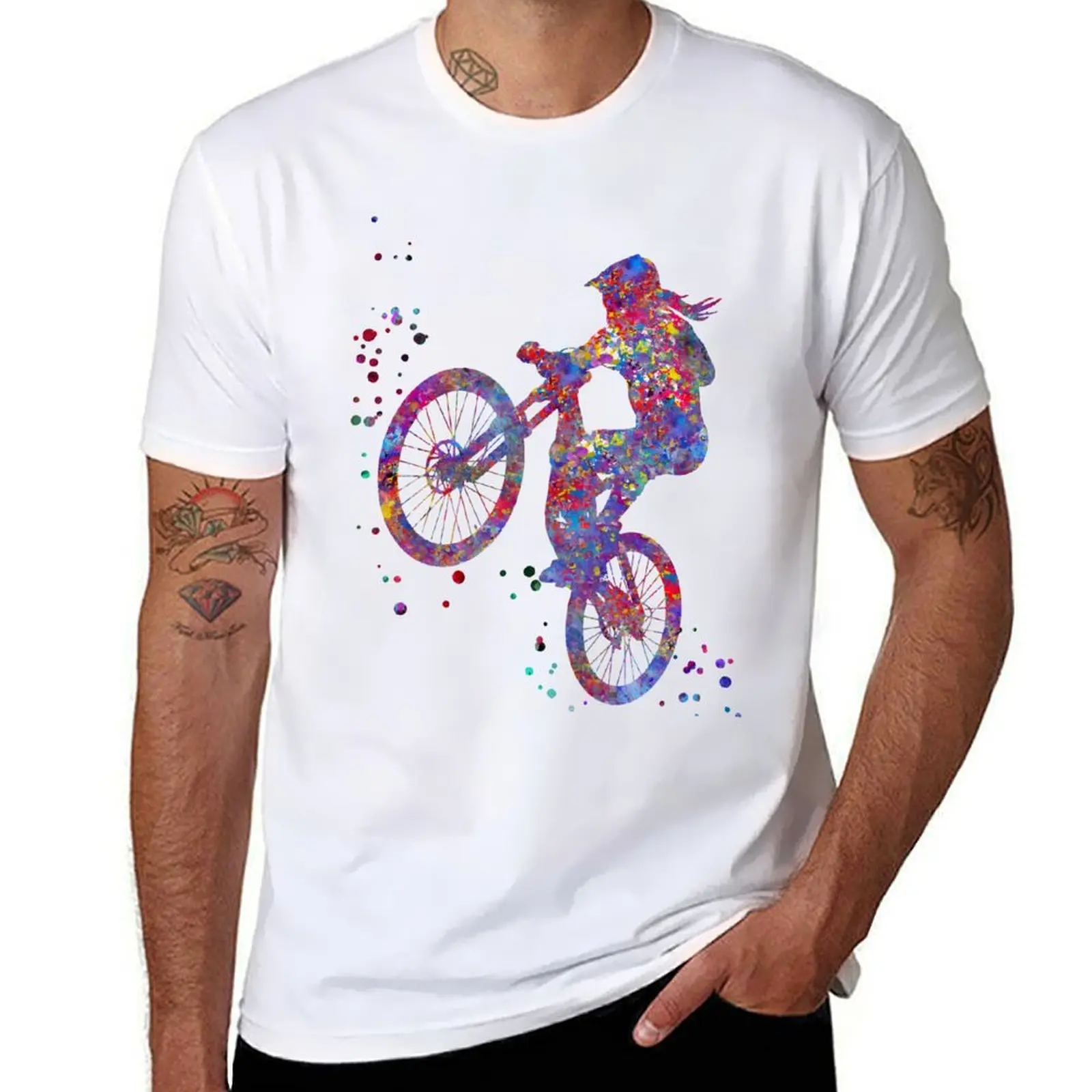 

Mountain biking, mountain bike, sport T-Shirt t shirt for man graphic t shirts for man anime t shirts oversize T-Shirt
