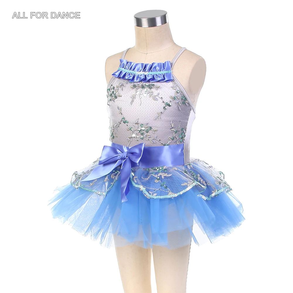 Costume de Ballet pour enfants, robe justaucorps bouffante de ballerine, jupe Tutu, vêtements de danse de spectacle pour filles, 15009