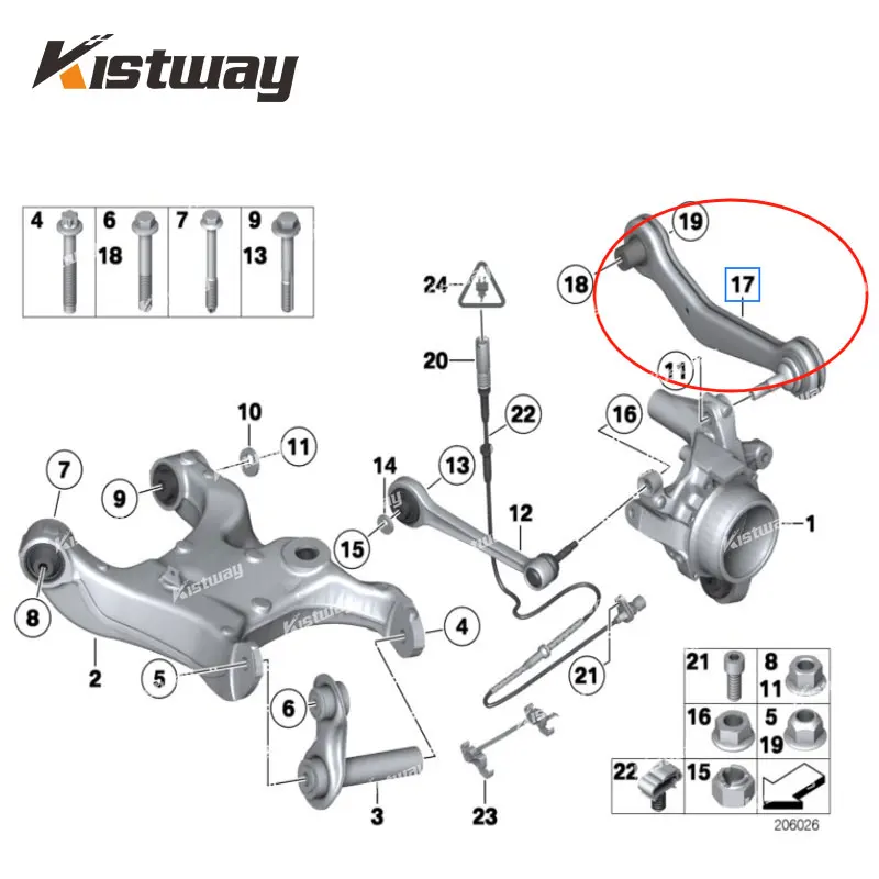 2PCS Rear Left Right Upper Control Arm For Rolls-Royce Phantom RR1 RR2 2002-2016 33326770757 33326770758