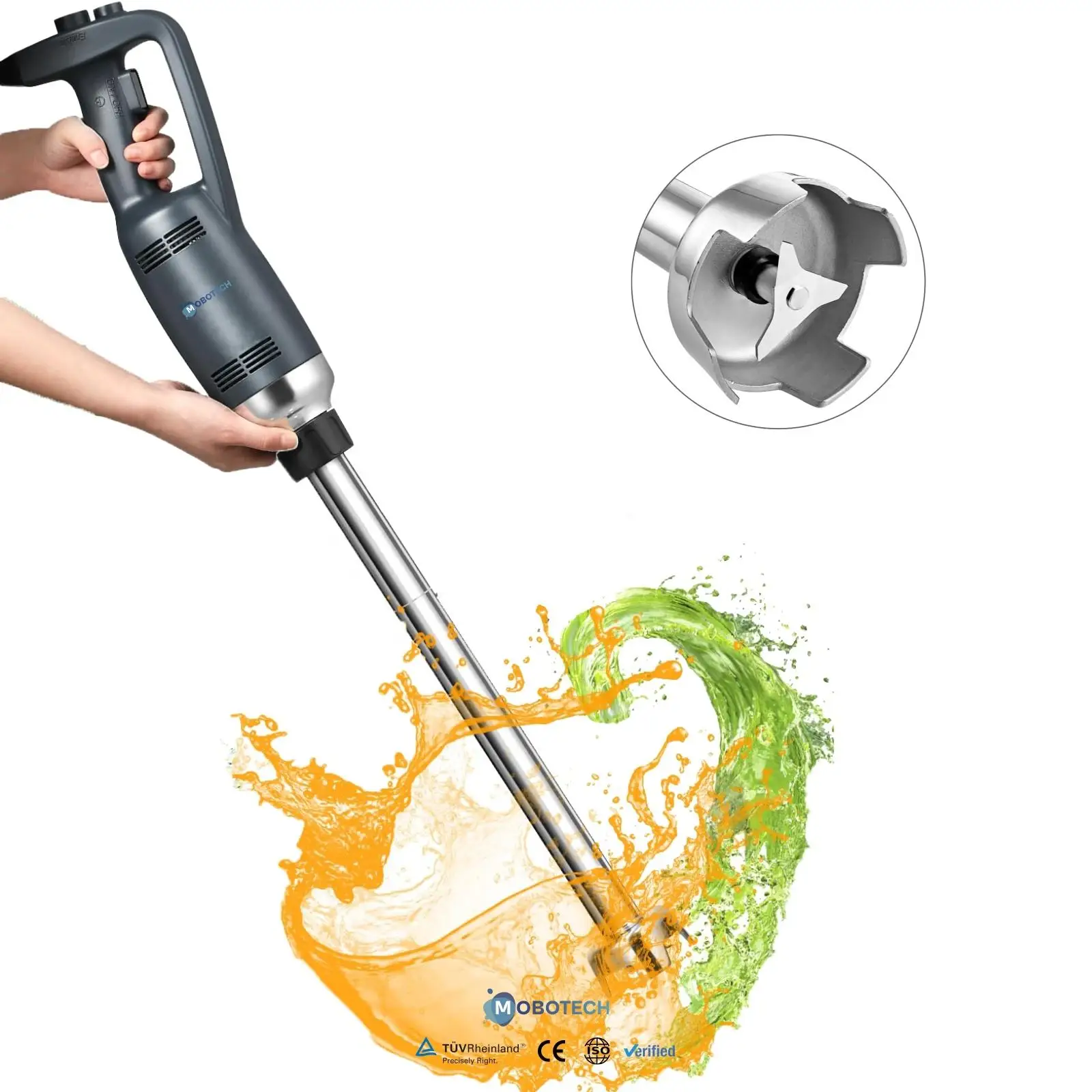 

Commercial Industrial Electric Portable Blender Machine Handheld for Kitchen