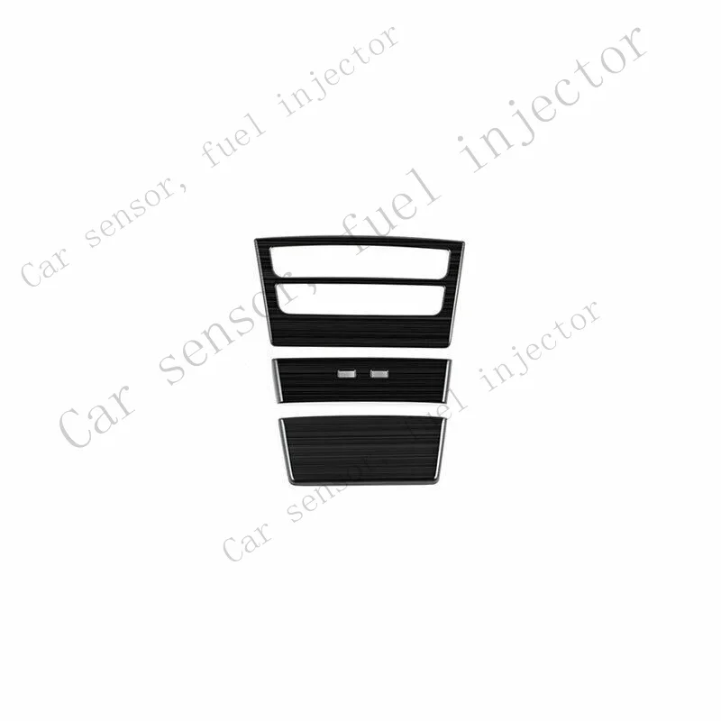Q+ For Tesla Model X S 12-21 Black Steels Rear Air Outlet Vent Panel Cover Trim