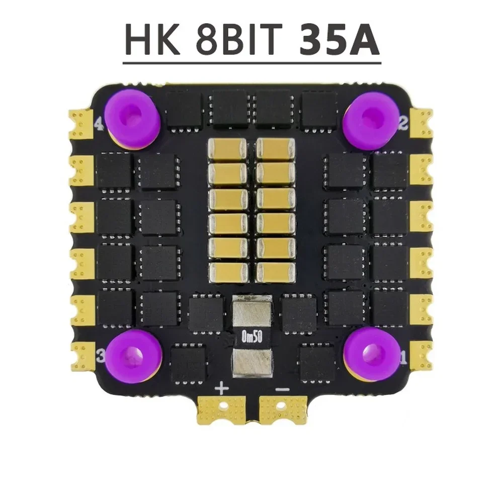 HAKRC 4in1 ESC 8BIT 35A/ 50A/ 32BIT 40A/ 60A BLHeli-32 Speed Controller DShot150/300/600 PWM 2-6S for RC FPV Racing Drone