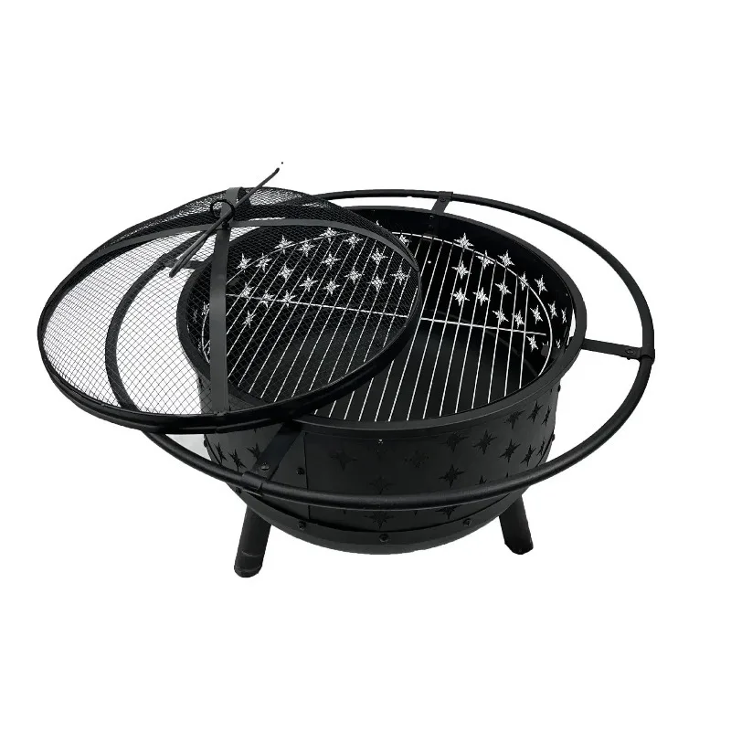 

Угольный гриль-барбекю для улицы, сада, кемпинга, пикника, мангал-очаг