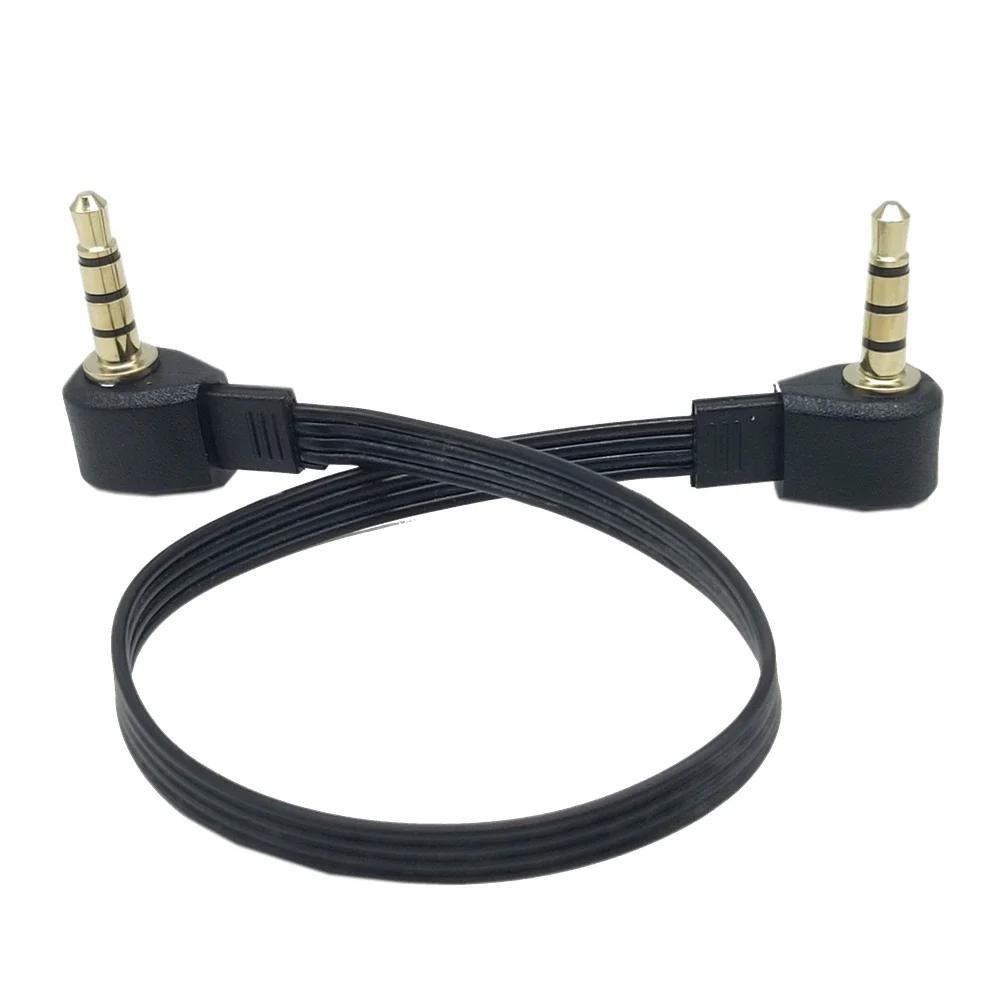 

Elbow audio AUX connection cable audio car mounted 3.5mm male to male dual plug mobile phone computer flat earphones 5CM-1M