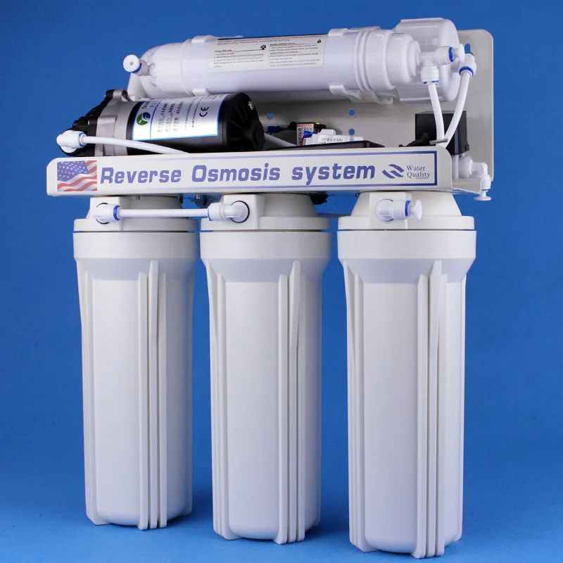 High Quality 6 Stages PP UDF CTO RO Alkaline Mineral Cartridges 100 GPD Reverse Osmosis Water Filter RO Water Purifier