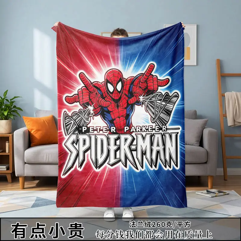 Spider Spider Man Flannel Blanket Soft Warm Lightweight Throw Blanket For Sofa Dorm Office Travel Leisure Nap Gift - Aliexpress Deal