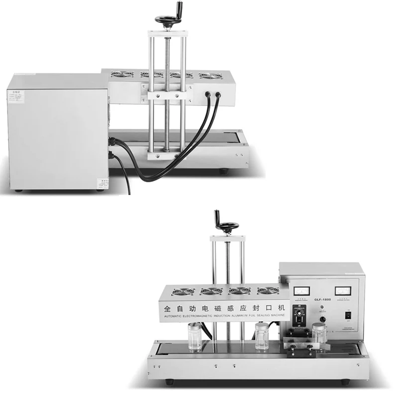 Máquinas de sellado de papel de aluminio por inducción electromagnética de varios calibres, máquina de sellado de aluminio y plástico, 220V/110V