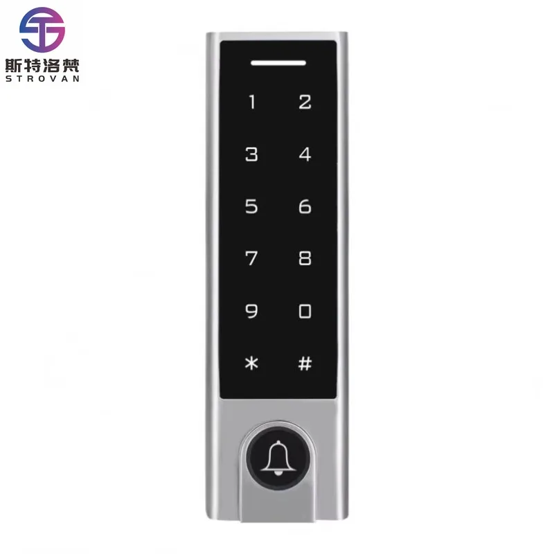 Waterproof Metal 125KHz Touch-screen Keypad Rfid EM Access Control
