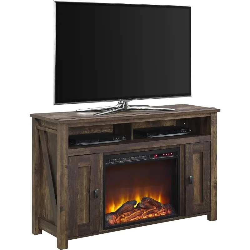 Ameriwood Home Farmington Electric Fireplace TV Console for TVs up to 50