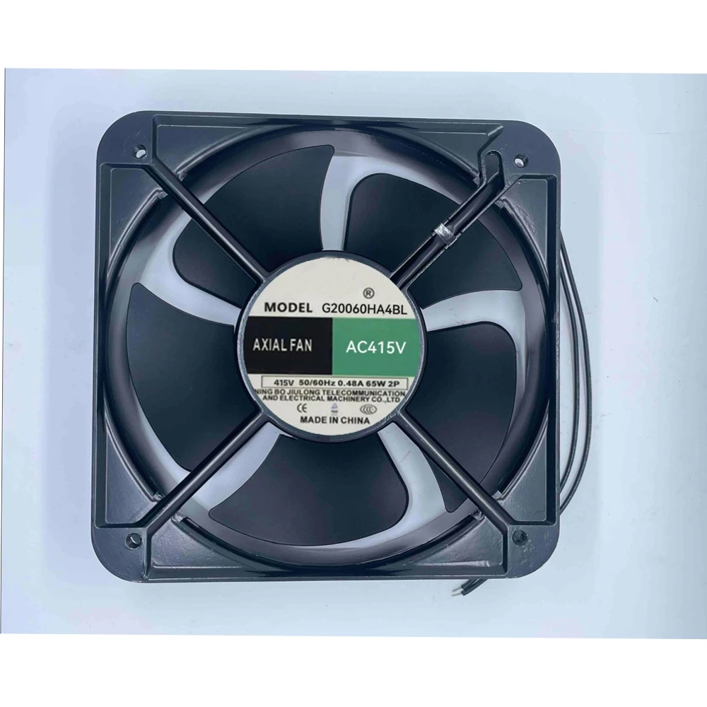 

New Axial Cooling Fan G20060HA4BL AC415V 50/60Hz 0.48A 65W 2Wires