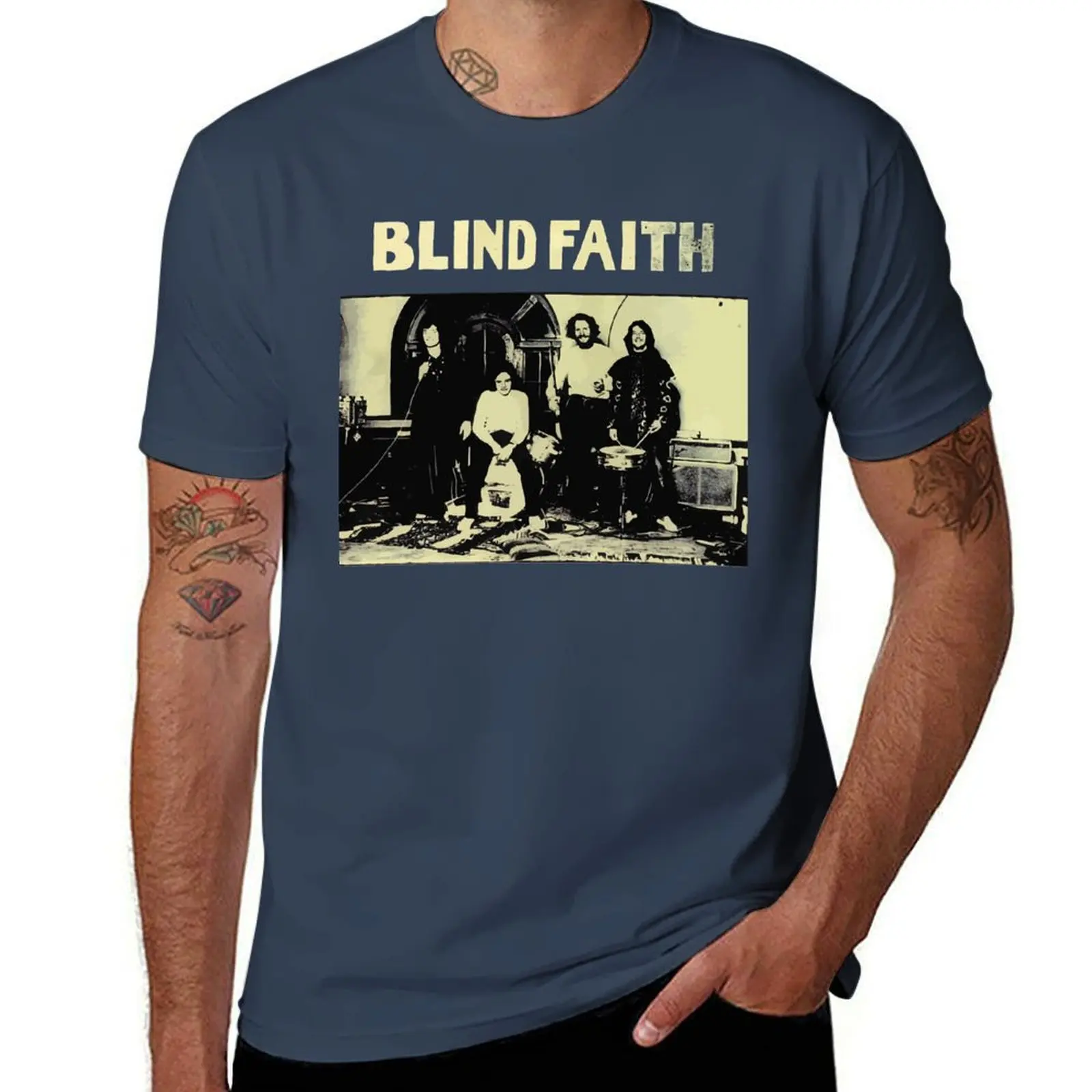 Blind Faith Classic Classic T-Shirt mens graphic t shirts t shirts for man pack cotton man t shirts for men T-Shirt