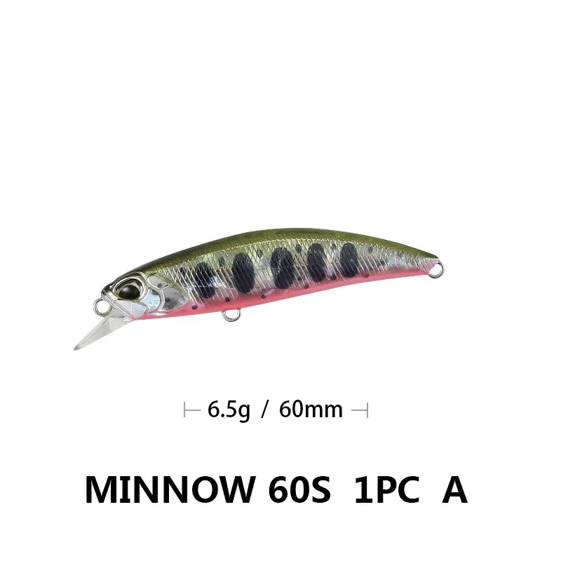 Best Price 60mm 6.5g 60mm Fishing Gear Shone Lures 2021 Minnow Crank Fixed Weight Wobbler Bait Isca Artificial