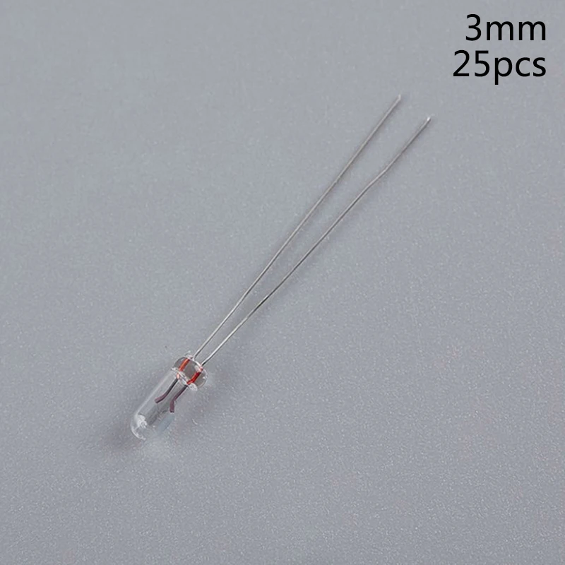 Ampoules à bouton de commutation transparent, Mini ampoule de blé et de riz, 12V, 5mm, 4mm, 3mm, pou