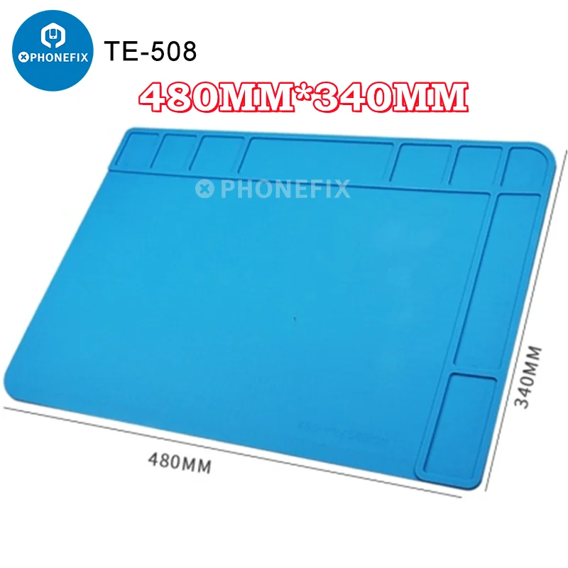 Silicone Soldering Pad Desk Platform Mat for Hot Air Rework Station Weld Platform Phone PC Repair Magnetic Heat Insulation Pad