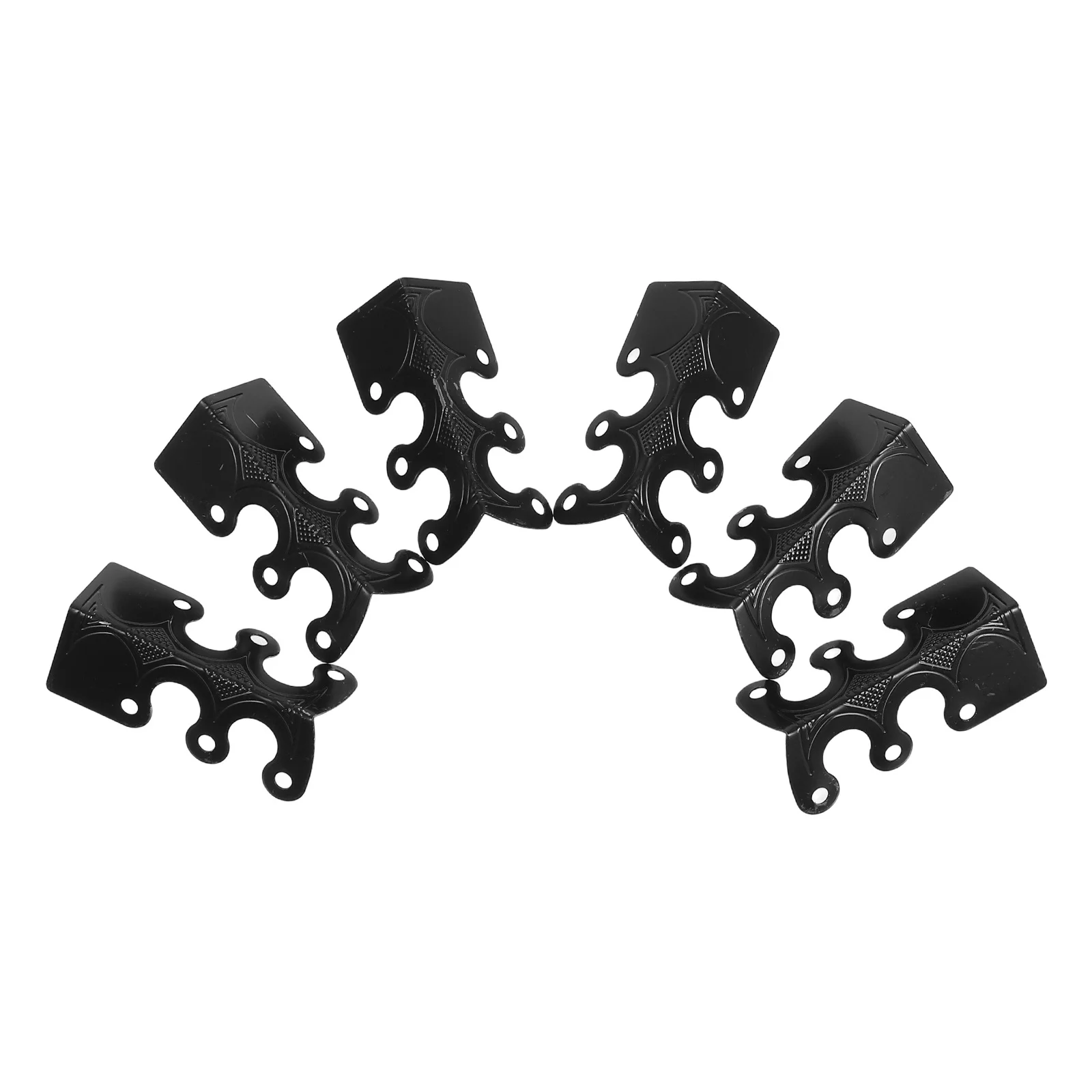 

6Pcs Baseboard Corner Protectors Metal Heavy-Duty Vintage Corner Guards Skirting Board Furniture Safety Decorative