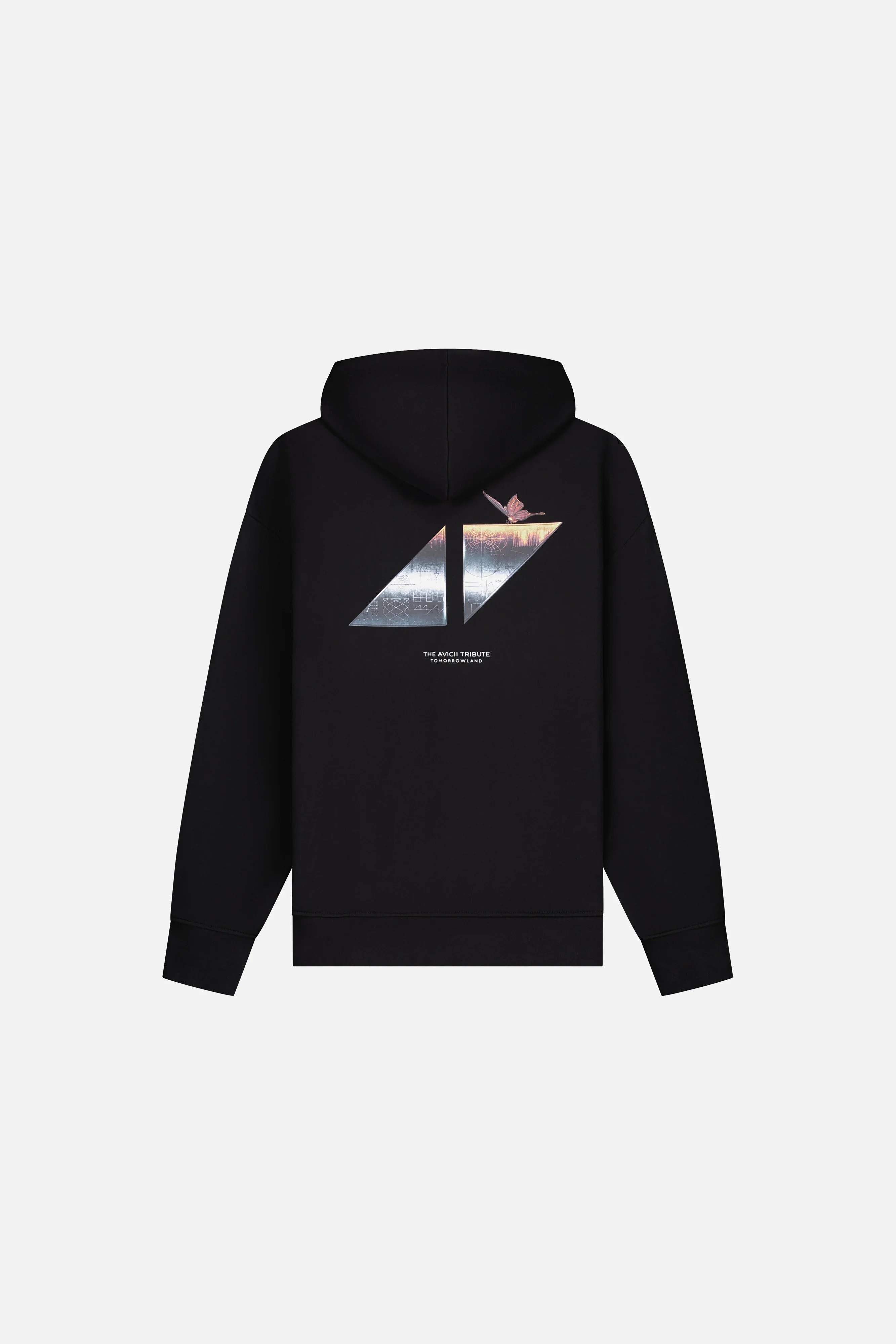 2026 Science Fashion Hoodie Butterfly Print Electronic Music Festival Hooded Sweatshirt