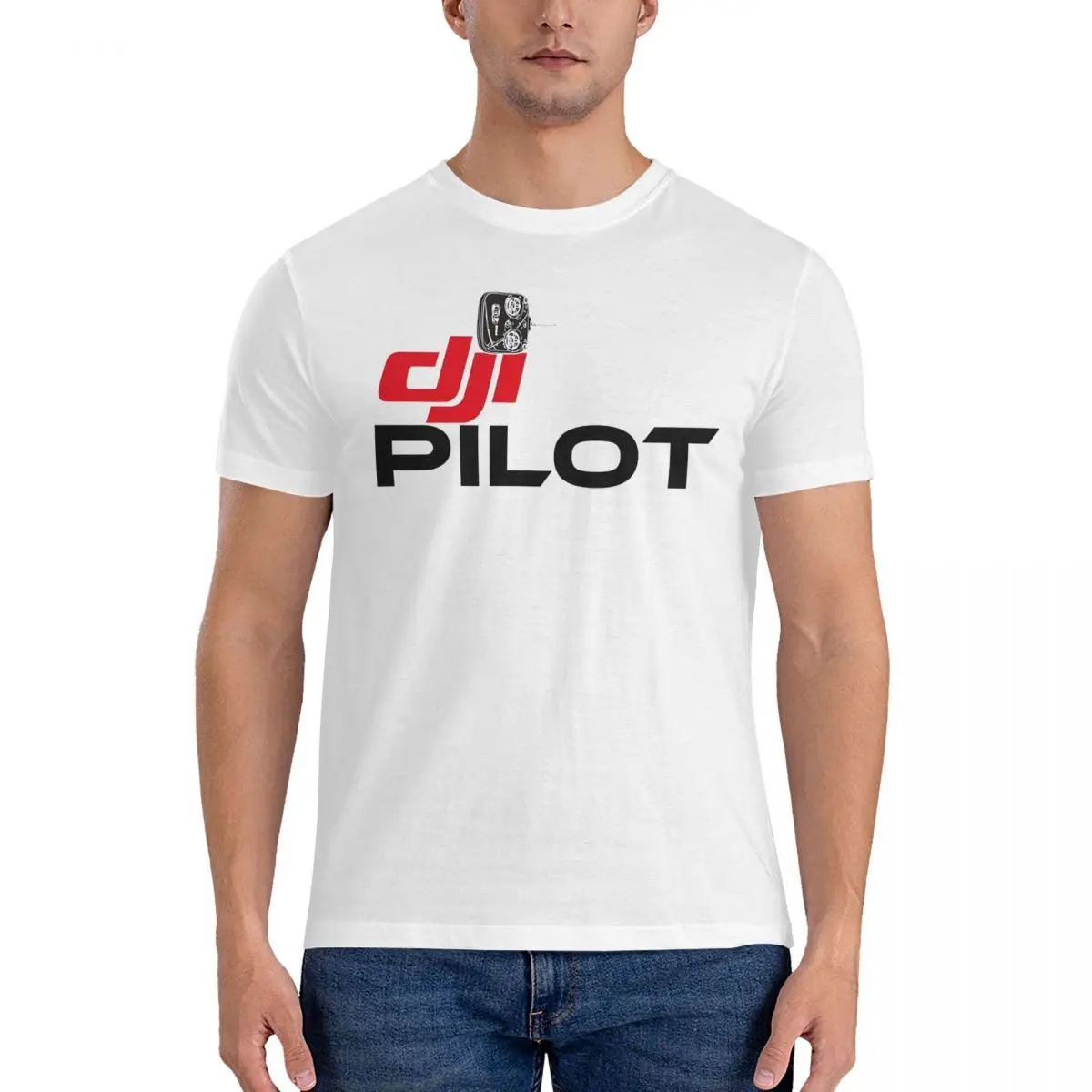 Men's T-Shirt DRONE PILOT And More Cotton Tee Shirt Short Sleeve DJ T Shirts Round Neck 4XL 5XL mens clothing official-website