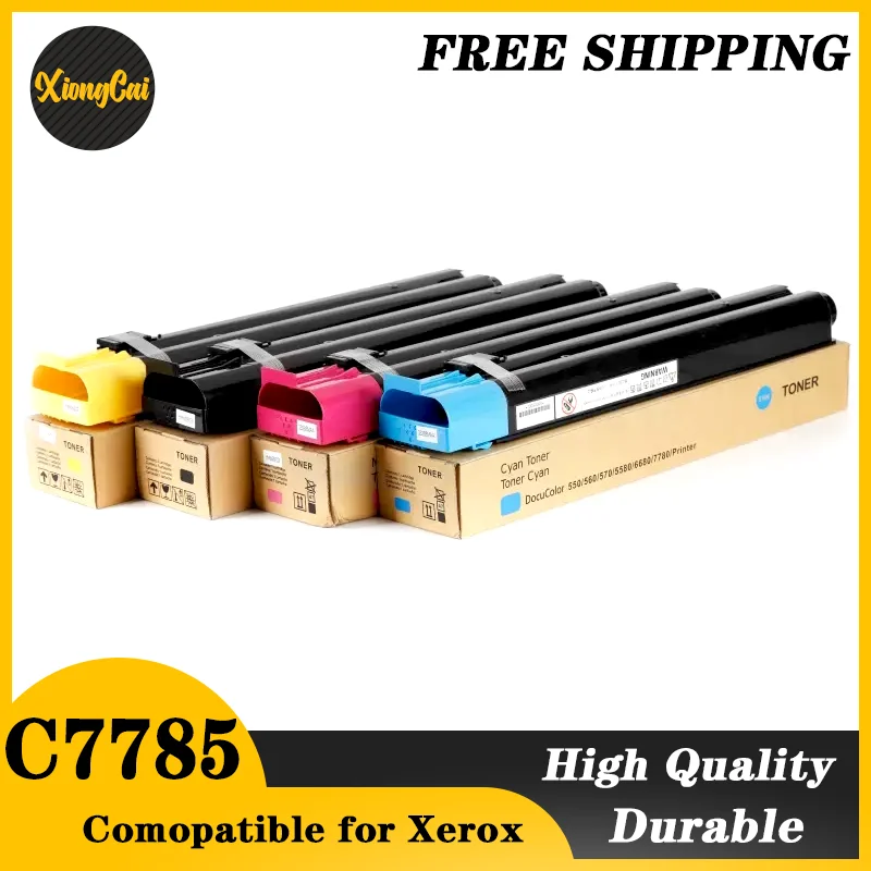 1set compatible for C560 C7780 Toner Cartridge for Xerox DocuCentre C550 C570 C60 C70 C5580 C6680 C5585 C6685 C7785 1color 600g