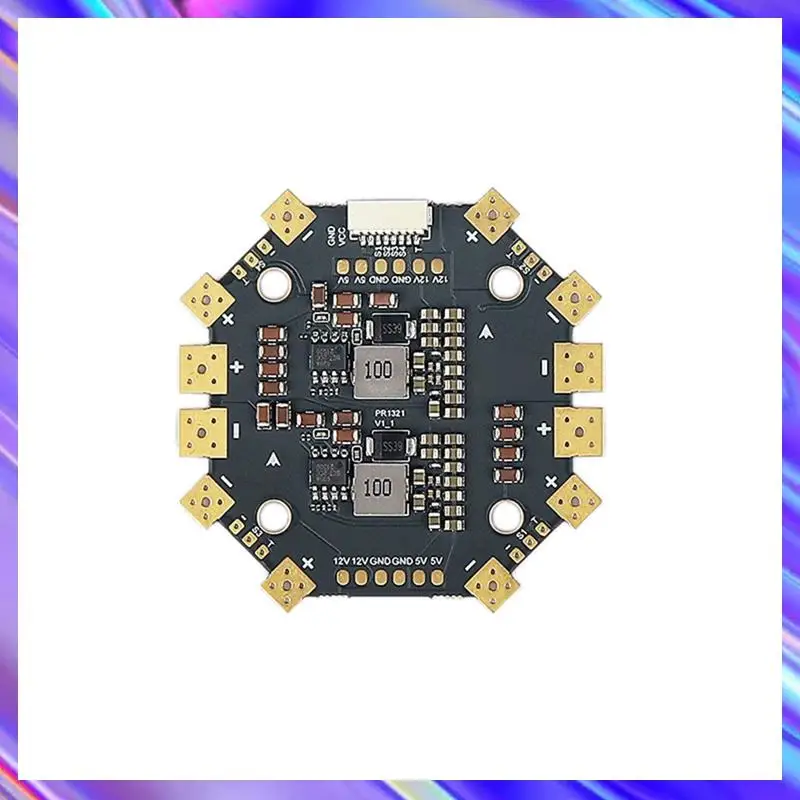 

M09K For Foxeer PDB400 8S 400A PDB Dual Battery Pad 12 Hubs For RC Multirotor Airplane Helicopter FPV Long Range Drone