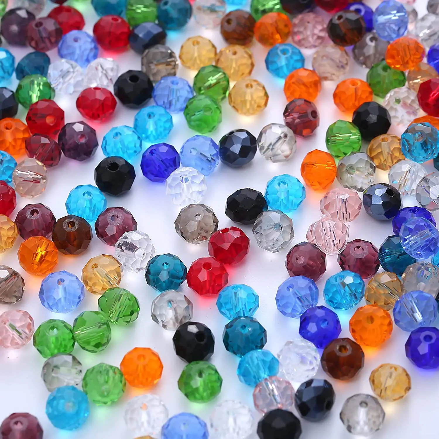 2/3/4/6/8/10/12MM Czech Glass Rondelle DIY Making Faceted Crystal Round Beads Crafts Material Jewelry Supplier Wholesale In Bulk