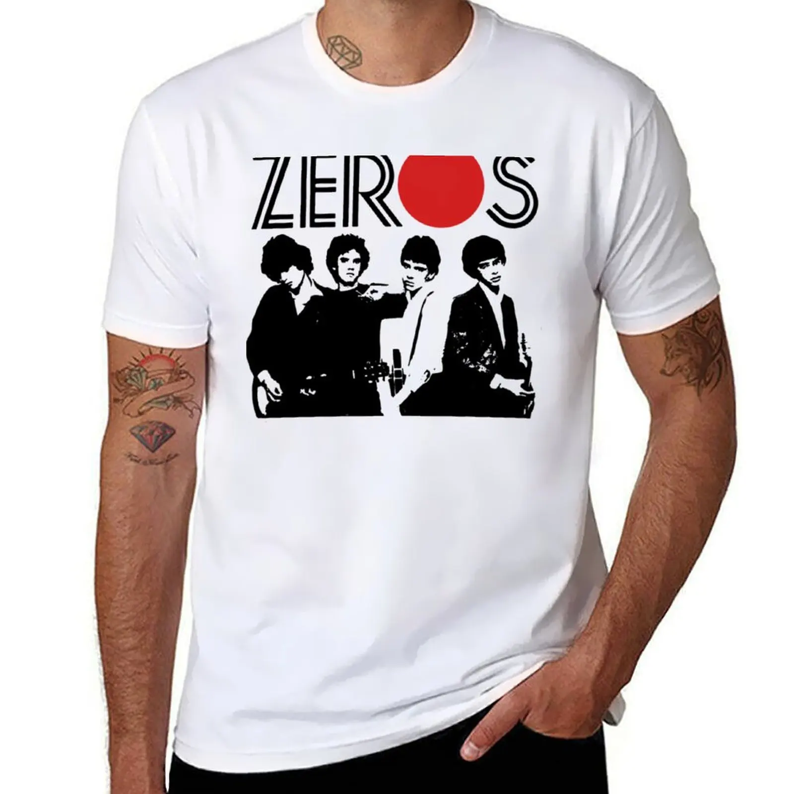 

the Zeros band t shirt T-Shirt t shirts for man graphic vintage man tshirt T-Shirt