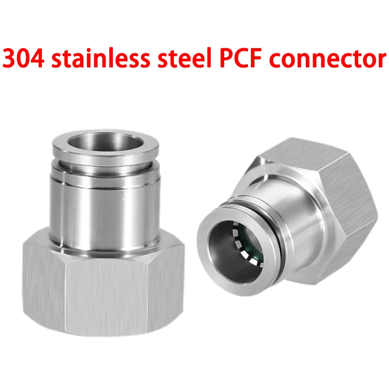 304 Stainless Steel Pneumatic Quick Connector Straight 1/8 