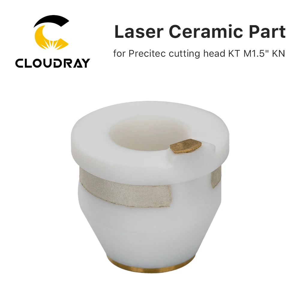 

Cloudray PT 3D Laser Ceramic Nozzle Holder Protective M6 Thread Dia.17.1mm H14mm for precitec Laser Head Nozzle Part