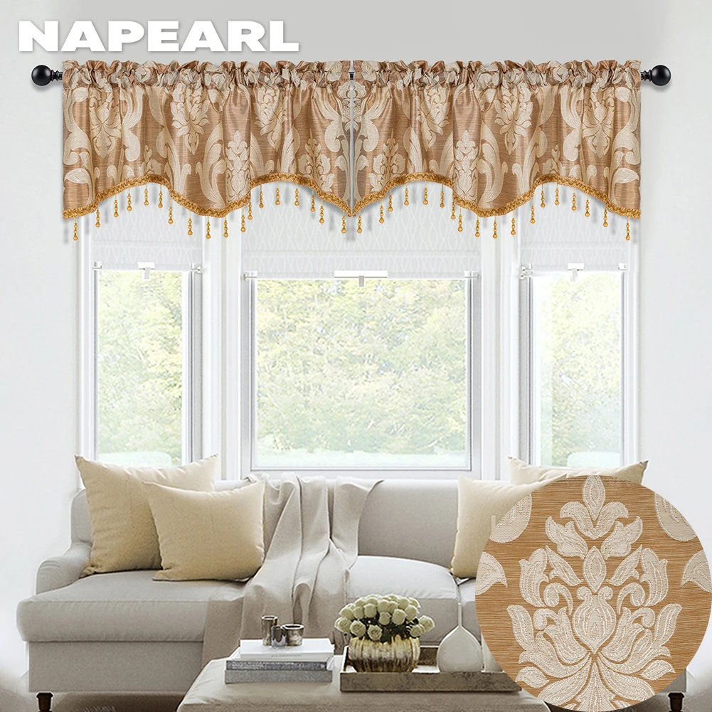 NAPEARL Modern Home Multicolor Printed Beaded Curtains Decor Living Room Bedroom Universal