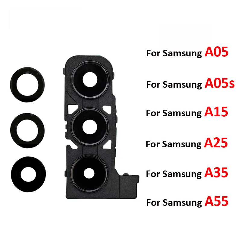 

Новый стеклянный объектив для камеры в стиле поп-телефона для Samsung Galaxy A05 A05s A15 A25 A35 A55 5G, стеклянная крышка для задней камеры, запасные части
