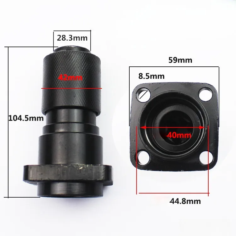 0940 Electric Pick Iron Head Chisel Chuck Cylinder Assembly, Metal Replacement Repair Parts For Demolition Breaker Power Tool