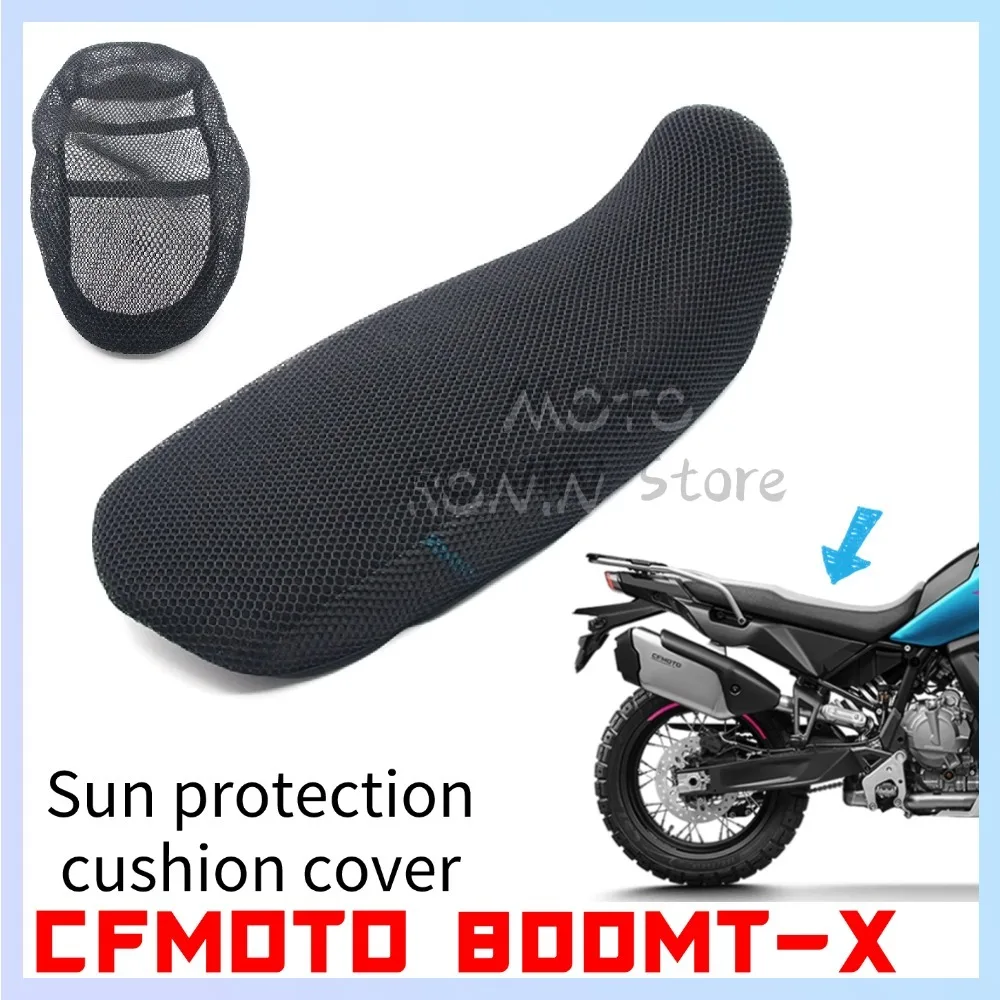 

Protective Cushion Seat Cover Nylon Fabric Saddle Seat Cover Seat Cover New Product Accessories New For CFMOTO 800MT-X 800MTX