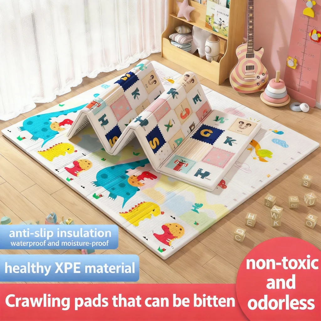 Alas Merangkak Anak Lipat Baha - Kids Education Rug ulasan dan harga