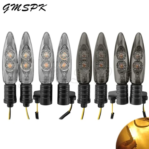 Intermitentes intermitentes indicadores LED delanteros traseros aptos para BMW R1200GS ADV F800GS S1000XR F800R K1300S G450X F800ST F650GS F700GS