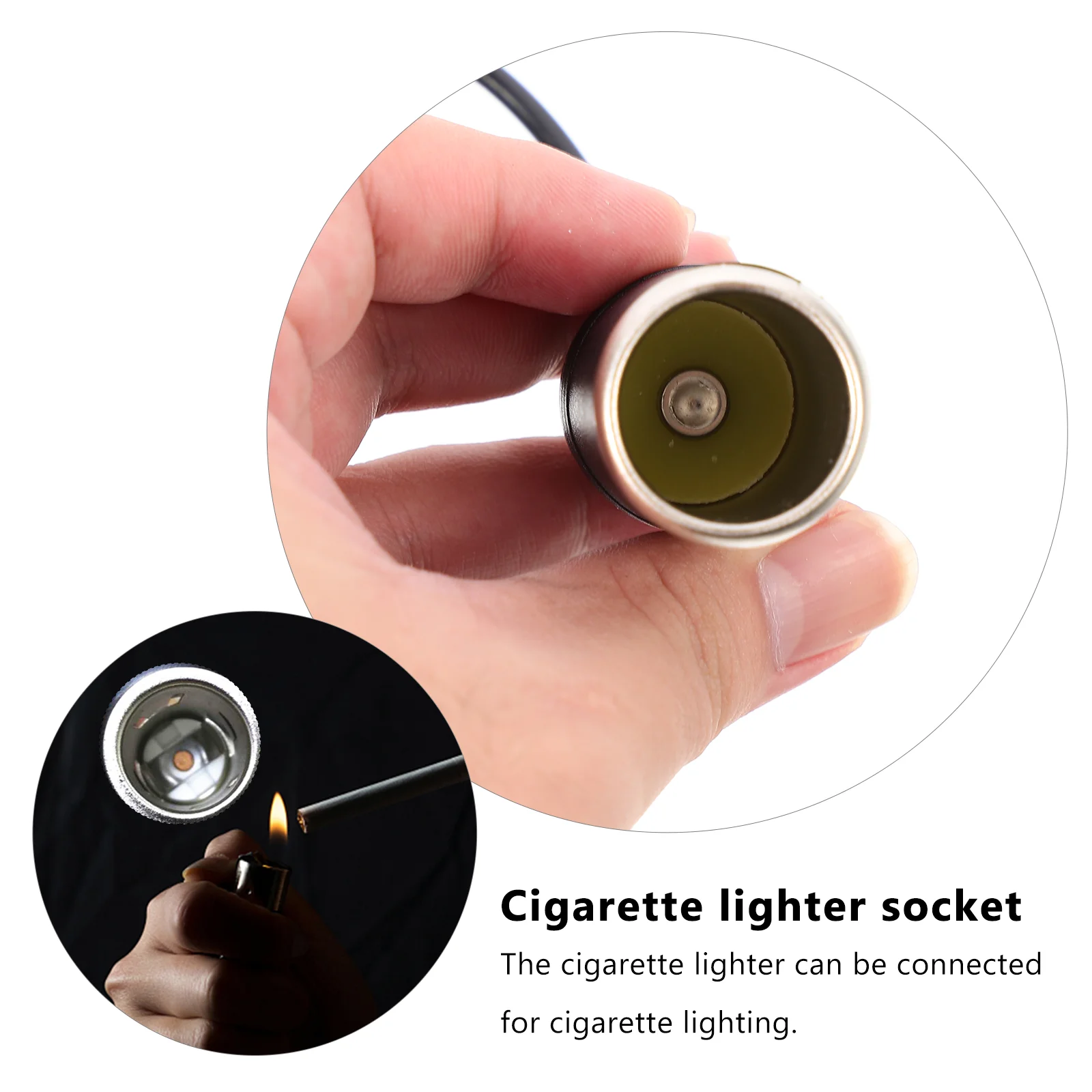 Power Converter Vacuum Cleaner Car Voltage Cigarette Lighter Exquisite Workmanship Auto Adapter Abs Supplies Air Compressor