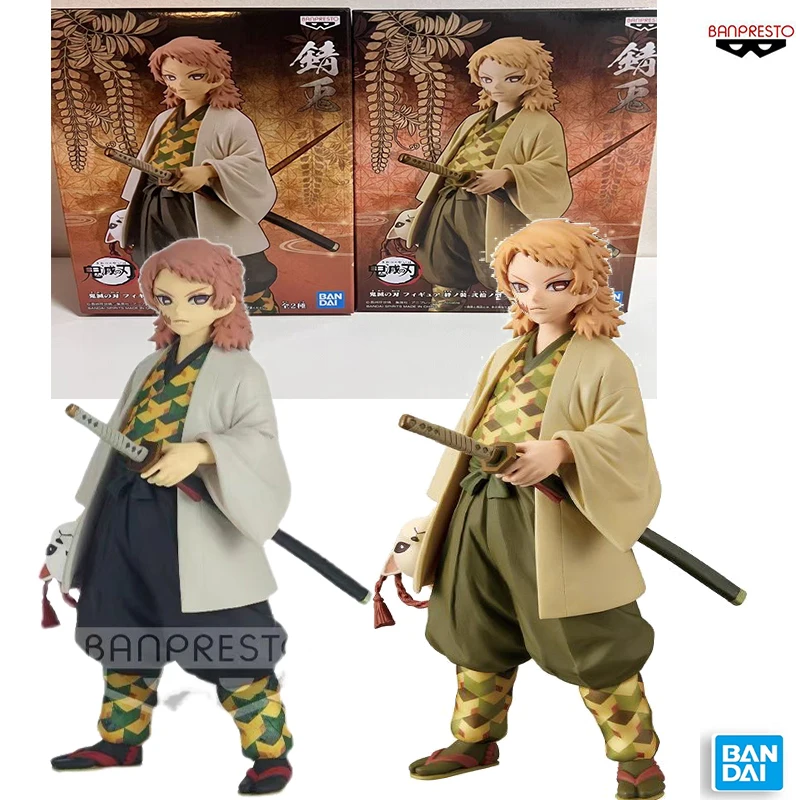 

Оригинал в наличии Bandai Banpresto Demon Slayer Sabito Trip Outfit основные цвета призы гаражный комплект украшения статические