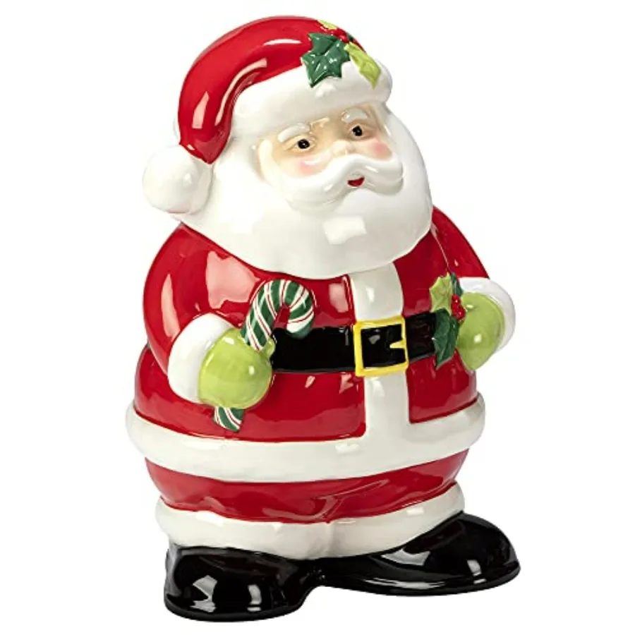 

Holiday Magic Santa 3-D Cookie Jar, 72 oz.