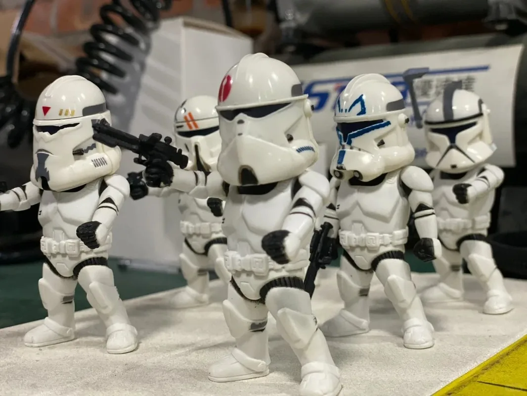 

Herocross Anime Wars Premium Edition 9 см полный набор из 6 портативных моделей белого солдата орнамент игрушки подарки на день рождения