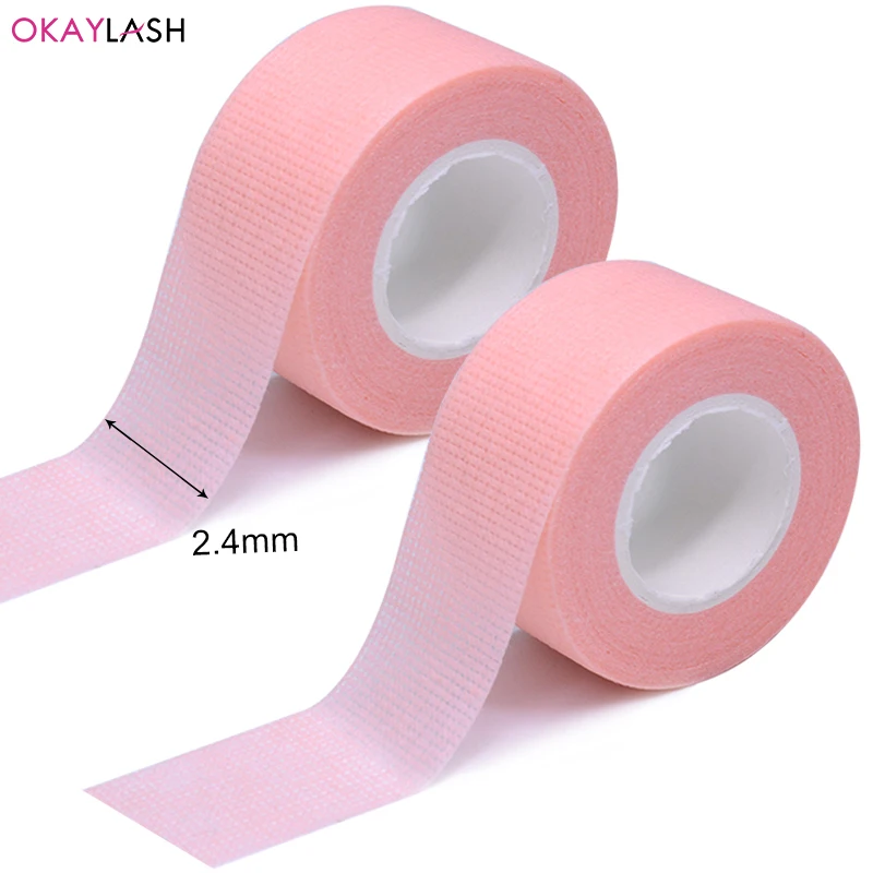 4/2Pcs Wide Tapes For Eyelash Extension Soft Breathable Eye Patches Non-woven Micropore Grafting Sticker Tapes  Tools