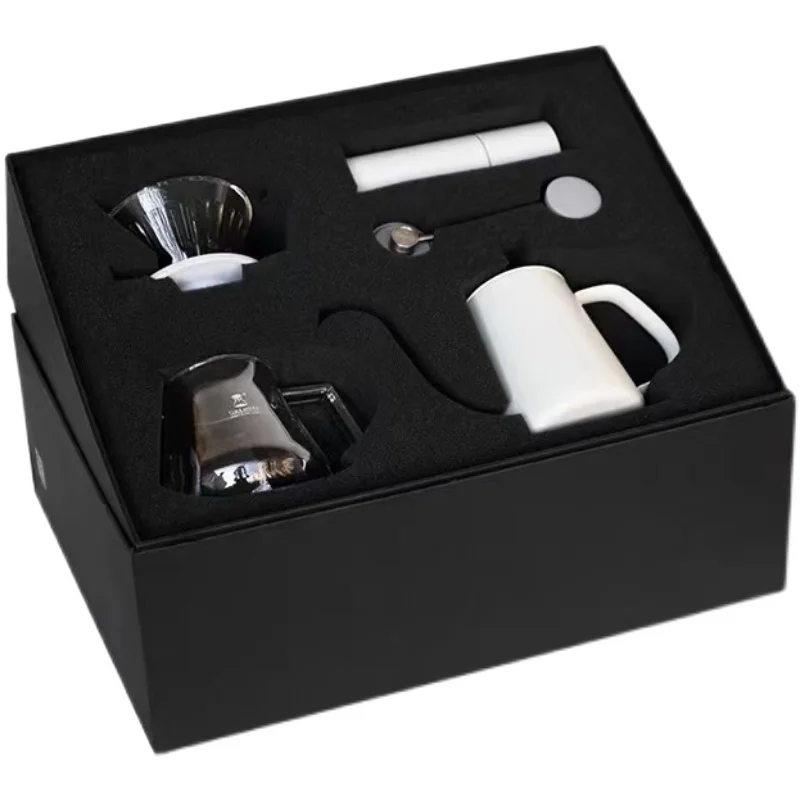 

A full set of hand-brewed coffee gift boxes, household coffee sets, entry-level hand-brewed appliances, and hand-crank bean