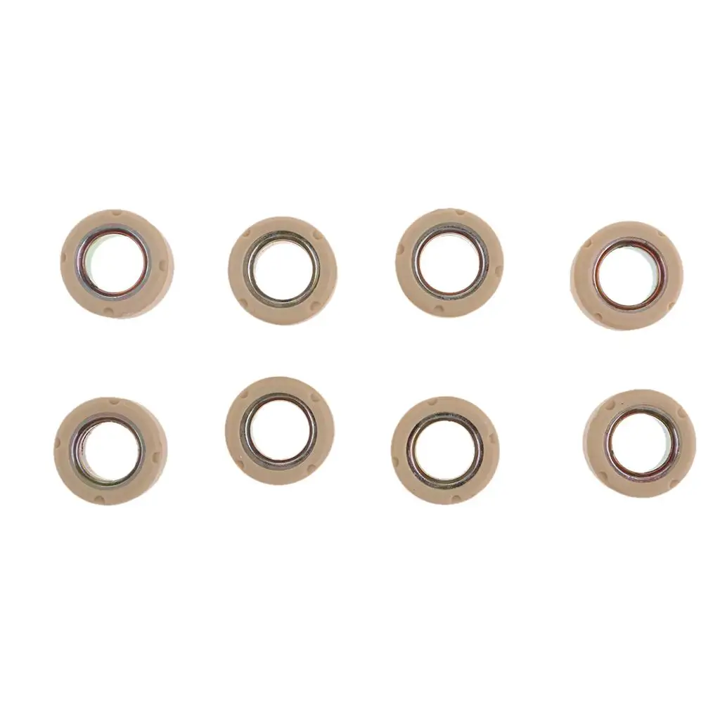 8 Pieces Performance Racing 20x12mm Variator Roller Weights 12.8 gram for Yamaha LH250 YP250