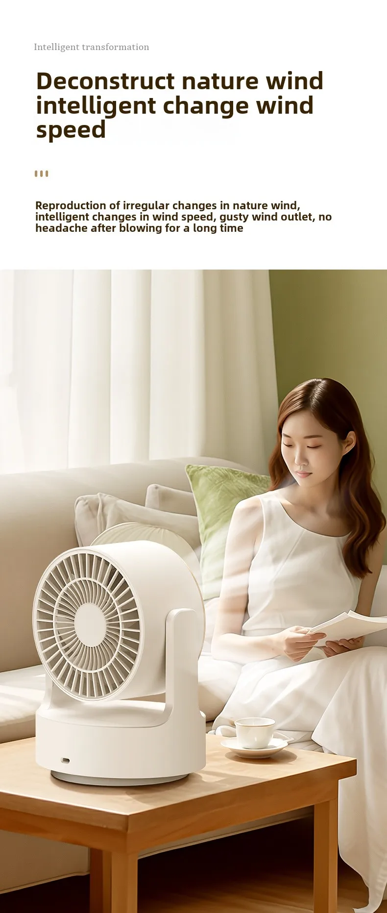 مروحة إضاءة جديدة مروحة سطح المكتب USB مرآة تجميل صغيرة مروحة طاولة عنبر منزلي بدون شفرات