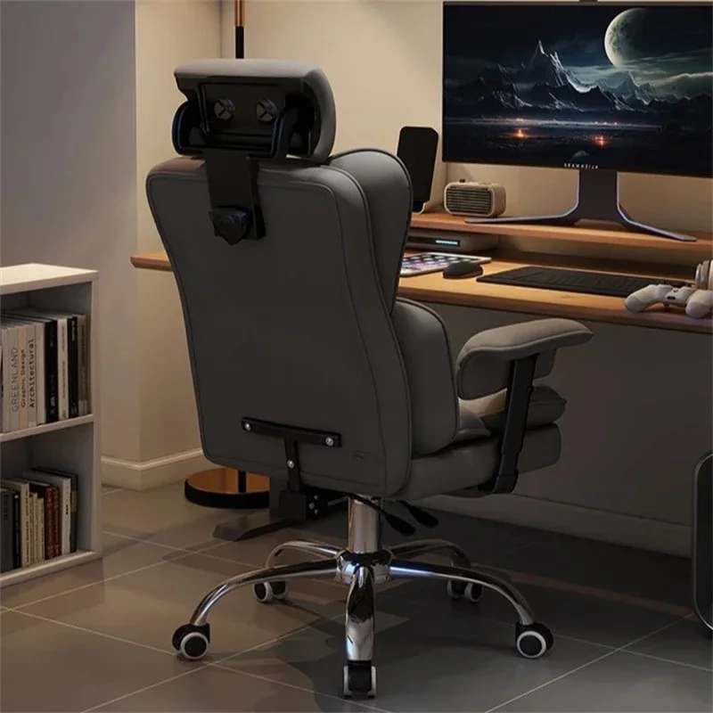 & Comfortable Ergonomic Computer Office Chair with Lumbar Support Backrest for Gaming Home Dormitory Casual Work Desk furniture