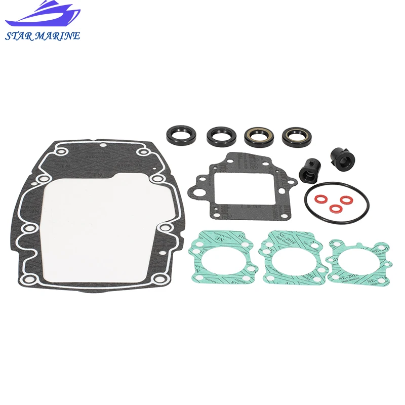 683-W0001 Gear box Lower Casing Gasket 683-W0001-21 Kit For Yamaha Outboard Engine 2T 4T Mariner 9.9HP 15HP Boat Motor Parts