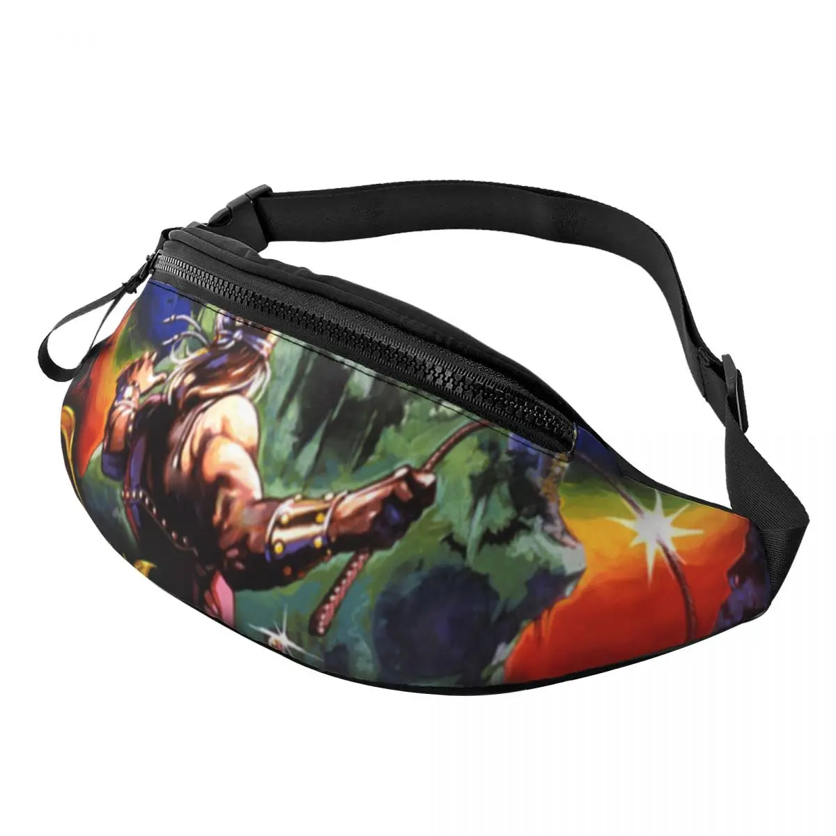 Castlevania Symphony Of The Night Waist Bag dracula netflix bloodlines funny anime Men Climbing Waist Pack Picture Polyester Bag